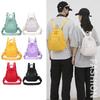 Einfarbiger Rucksack Große Kapazität Nylon Leichter Rucksack
