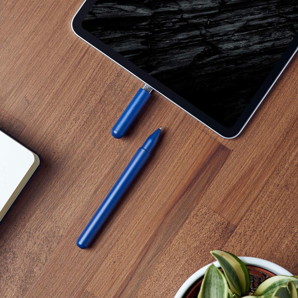 LEXON C-PEN 32GB USB-C Flash Memory with Black Ink Ballpoint Pen (LS101N Black) - Refillable Ink