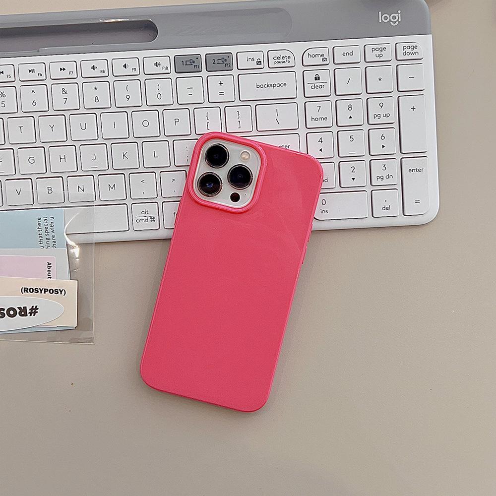 

Fluorescent Jelly 14Pro Max Apple 16 Mobile Case 11 Silicone IPhone 13 Suitable for 14 Thickening 15X 13