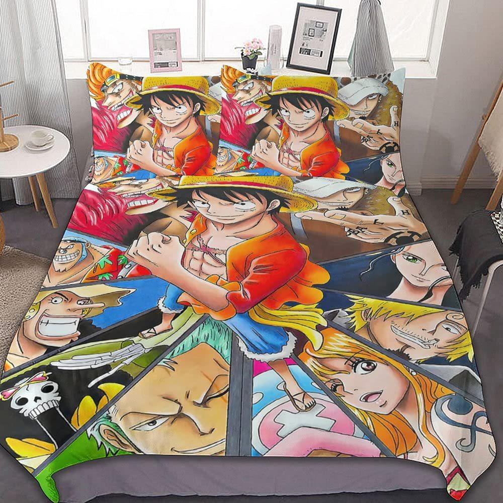 Animation Soft And Comfortable Bedding Three-Piece Quilt Cover