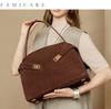 2025 New Structured Spacious Korean Style Underarm Tote Bag Vintage Single Shoulder Bag Women Rigid Premium Light Luxury Handbag