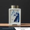 Retro Chinese Ceramic Tea Storage Jar