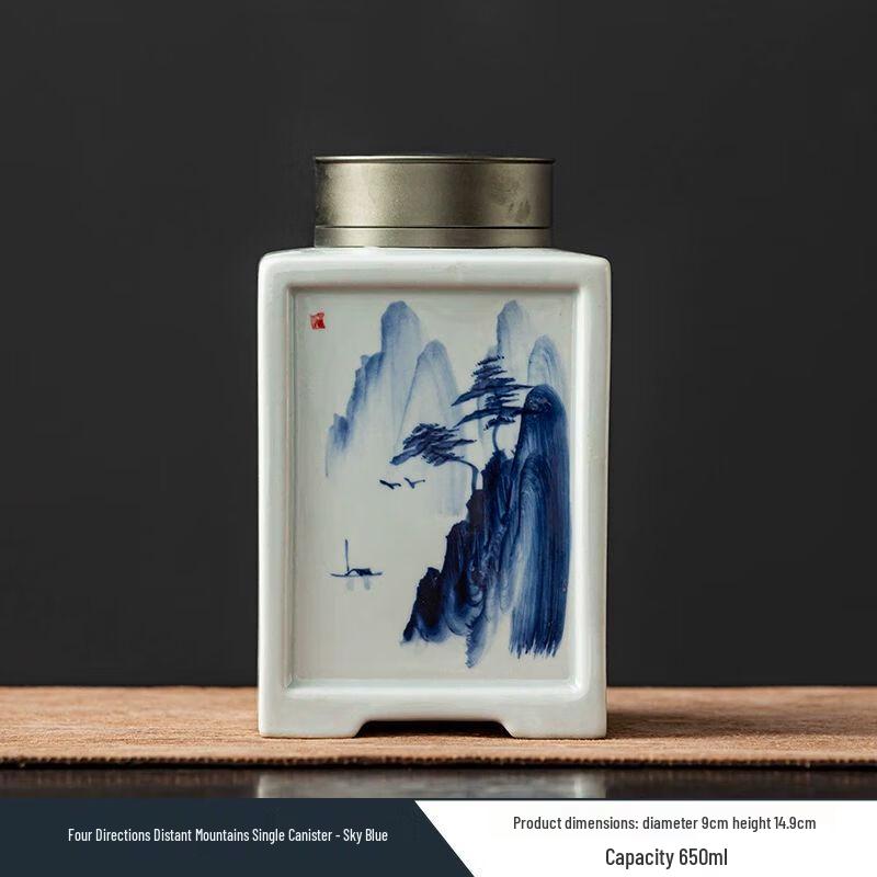 

Retro Chinese Ceramic Tea Storage Jar