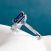 Bella Box Zircon Bridal Wedding Ceremony Party Finger Ring Dazzling Silver Color Delicate Women Rings Fashion Jewelry