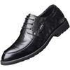 Sheepskin Leather Breathable Men'S Shoes Men'S Business Dress Derby Shoes British Trend Soft Top Layer Sheepskin Casual Leather Shoes
