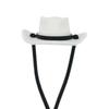 1/4Pcs Cowboy Hat Straw Cover Food Grade Silicone Reusable Dust-proof 30/40Oz Tumbler Straw Tip Plug Topper Protector Cup Accessories