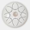 Healing Drum, Steel Tongue Drum, 8 Notes, Flower of Life Design, 30cm, Meditation, Yoga, Music Therapy, Includes Mallets and Storage Bag