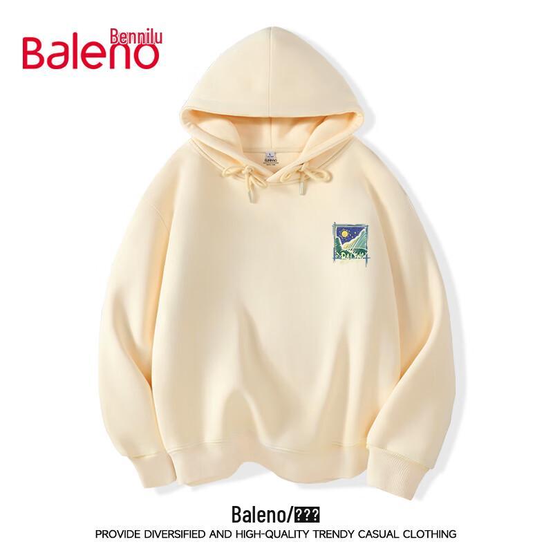 Baleno Men's Casual Loose Fit Hooded Pullover