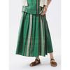 [Beams Boy] skirt boy big tartan ladies GREEN FREE 13270113803