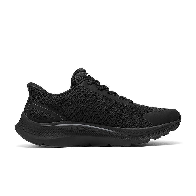 Skechers Men Light Cushioned Anti-Rollover Low Running Shoes Black 220880-BLK