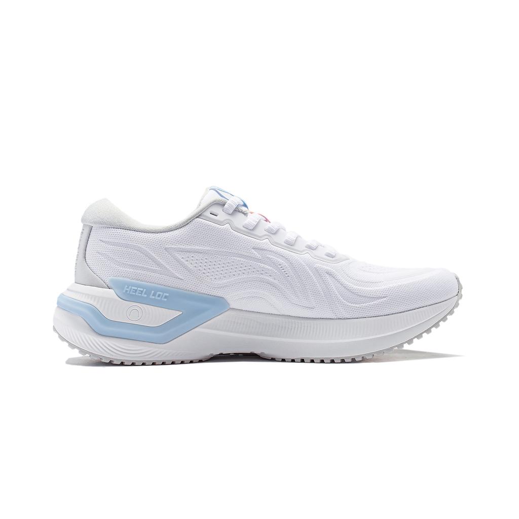 Li Ning YueYing 3.0 Cushioning Breathable Low top Casual Running Shoes Women's White Gray ARHU004-1
