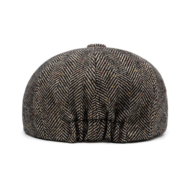 Men's Newsboy Cap British Vintage Beret Forward Cap