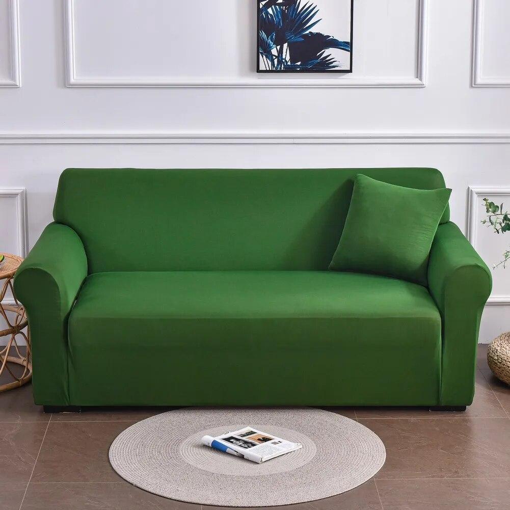 1/2/3/4 Waterproof Elastic Corner Sofa Covers Seats Solid Couch Cover Polyester L Shaped Sofa Slip Protector for Pets and Kids