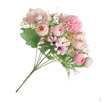 Artificial Silk Bouquets of Decoration Color Green
