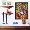 5D Diamond Painting Mosaic Kit Wild Cat Tiger Full Set