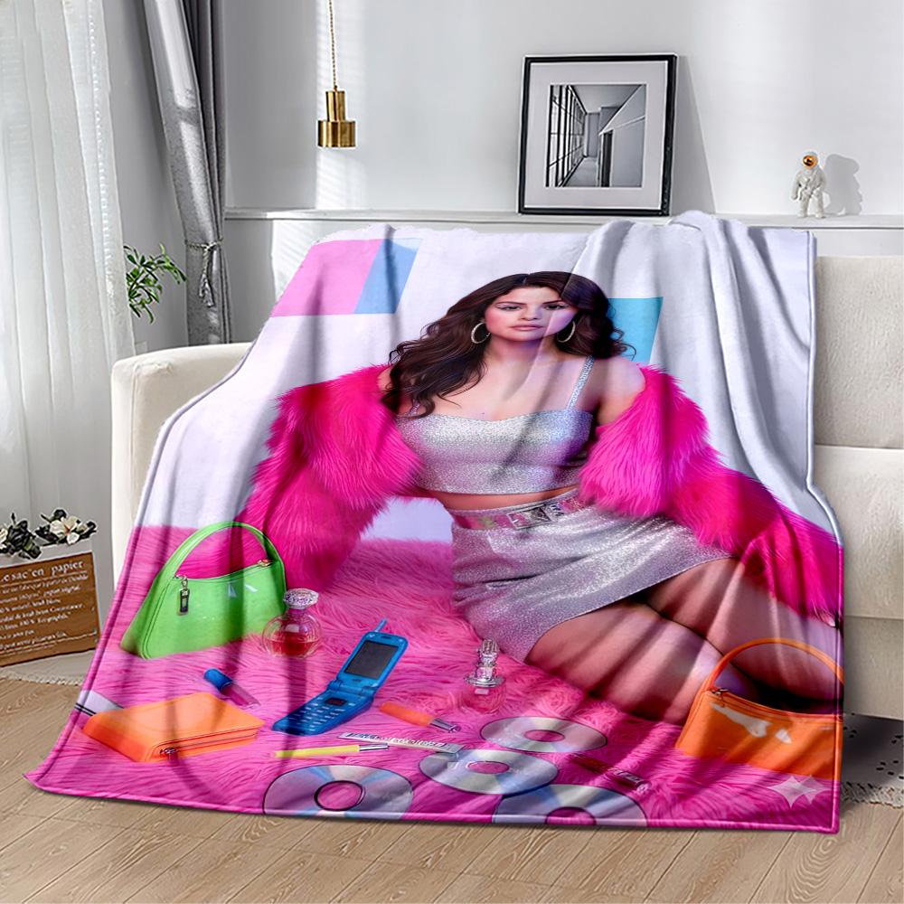 Selena Gomez Blankets are suitable for living rooms,making them an ideal choice for outdoor travel and gifts.