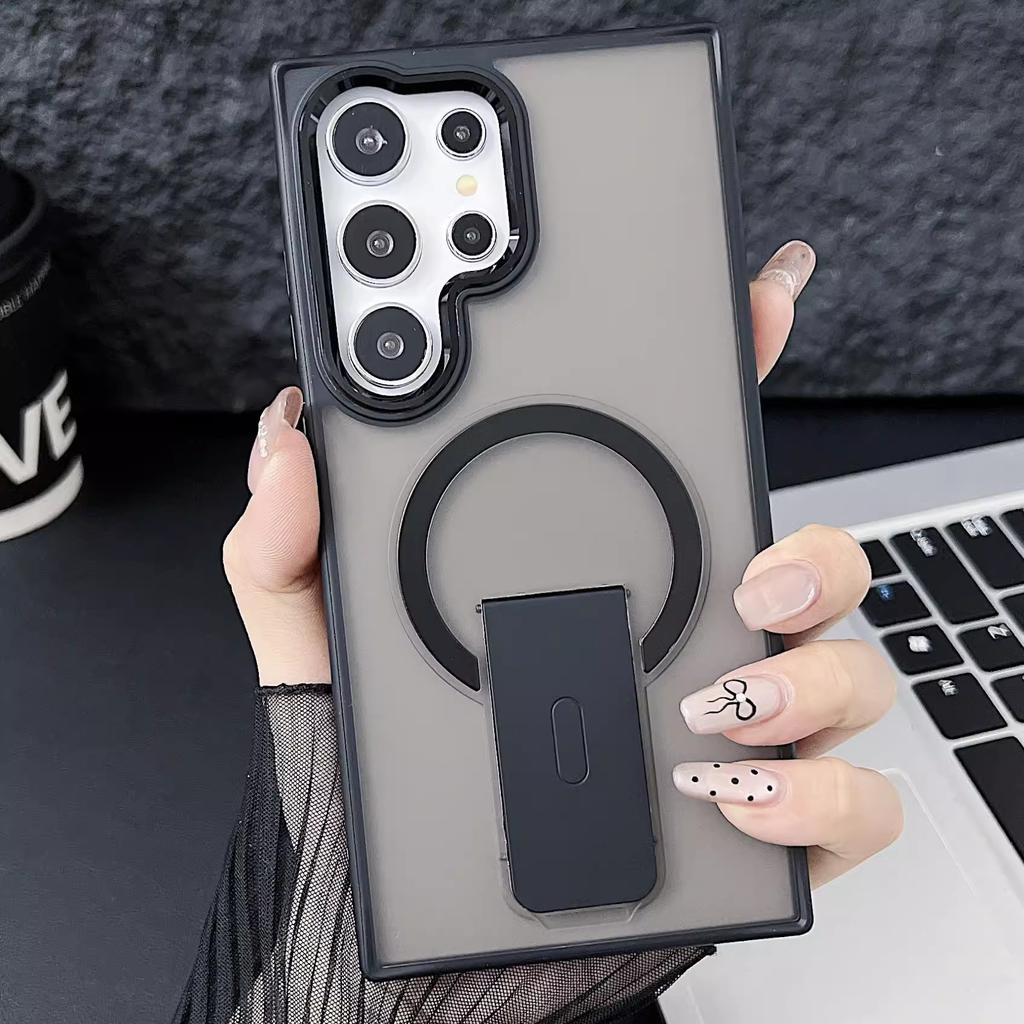 Invisible bracket Magnetic case Samsung Galaxy S11Ultra mobile phone case S11 skin matte protective case