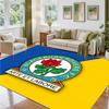Blackburn Rovers Football Design Crystal Velvet Rug Soft Decorative Mat for Bedroom Entrance