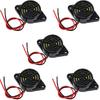 5PCS SFM-27 DC 3-24V Alarm Siren Electronic Piezo Active Buzzer, 95dB High Decibel Continuous Beep Speaker for Arduino