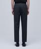 Musinsa Standard Recycled One-Tuck Relaxed Tapered Hidden Banding Crop Slacks [Charcoal Gray]