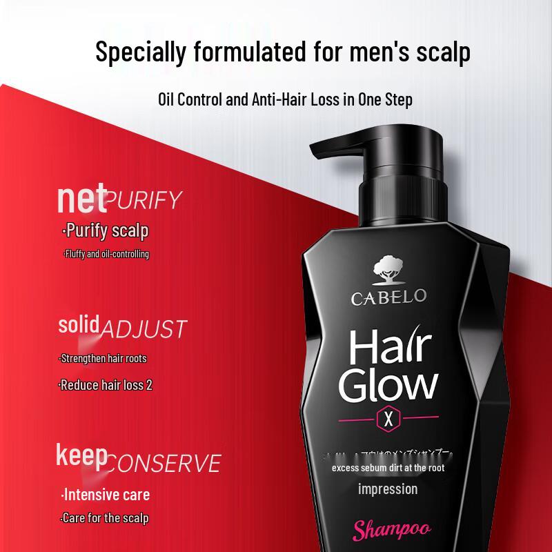 Kabeluo Men's Anti-Hair Loss Shampoo
