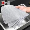 Xtend Multipurpose Wire Dishwashing Rags Non-Scratch Stainless Steel Scrubbers for Wet & Dry Cleaning | Reusable, Durable, Easy Rinsing | Ideal F