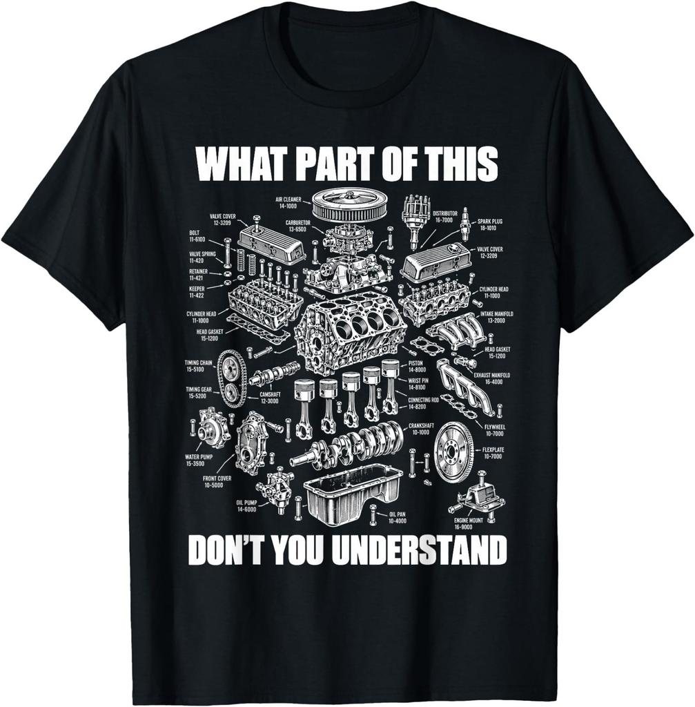 What Part of This Don’t You Understand Engine Diagram T-Shirt