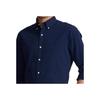 Polo Ralph Lauren SS23 Solid Color Long Sleeve Button Down Shirt With Pony Embroidery Men Shirts Dark-Blue MNPOWOV16821511-410