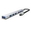 Alloy High Speed Splitter Data Transmission 7 Ports USB 3.0 Expander Type-C HUB Docking Station