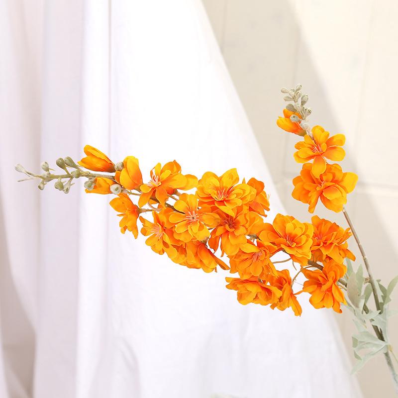 Yannew 3 Stück 85cm Delphinium Künstliche Blumen Langer Stiel Seide Hyazinthe Hochzeitsblumengestecke Dekoration Heimzimmerdekor