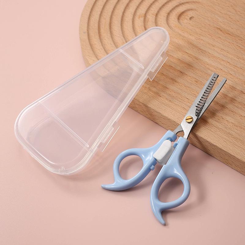 Children's Home Haircutting Scissors Set with Thinning and Flat Cut Tools for Babies and Infants