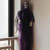 Halloweenská závěsná dekorace lebky ducha venkovní strašidelná ponurá smrtka děsivý létající kostlivec duch pro verandu dvůr zahradu stromová dekorace