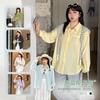 Korean Gentle, Simple and Generous Shirt Women's Spring New Large-size Women's Clothing To Cover Meat and Sun Protection, with 210176.