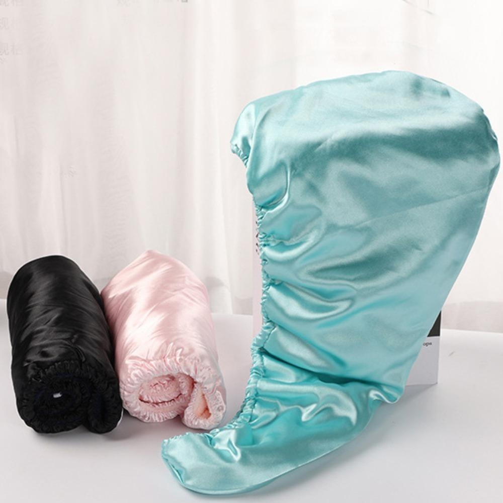 Coral Fleece Dry Hair Towel Water Absorption Thicken Shower Cap Satin Hair Drying Cap Time Saving
