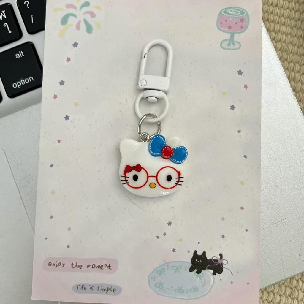 Cute Cat Pendant Keychain for Backpacks - Skirt Kitten Charm & Best Friend Gift