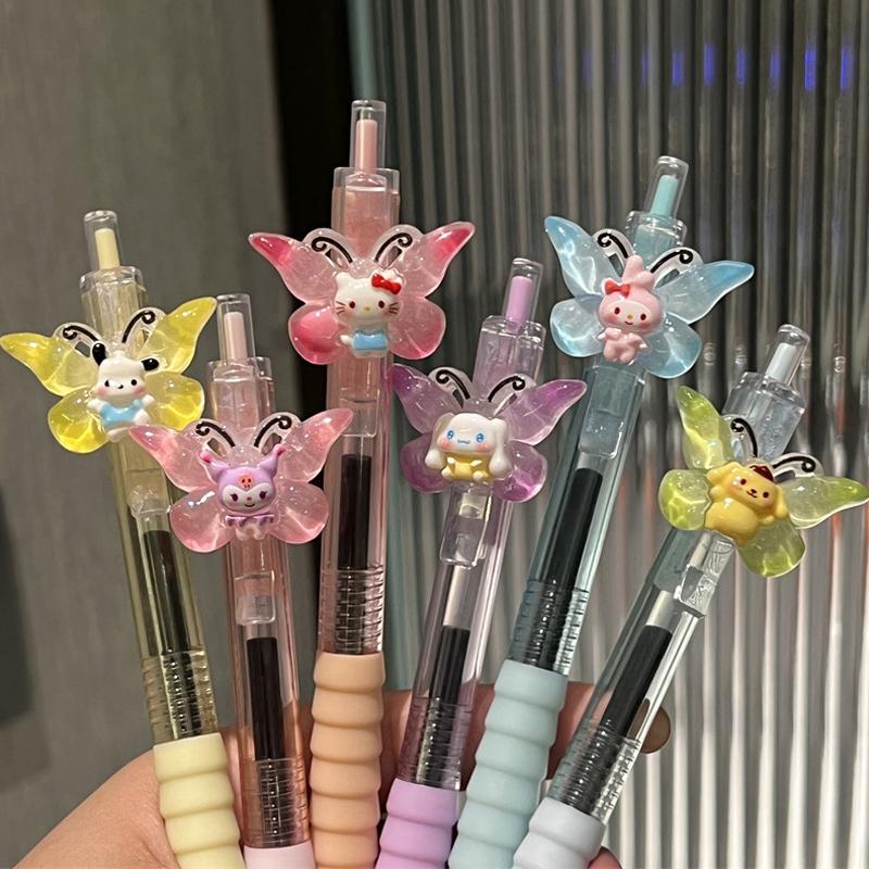 Kawaii 0.5Mm Black Ink Neutral Pens Korean Stationery Writing Tool School Office Supplies Gel Pen