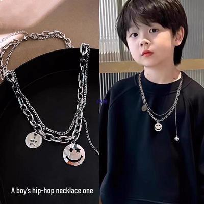 Kids' American Style Necklace: Boys' Statement Piece & Girls' Hip-Hop Dance Accessory