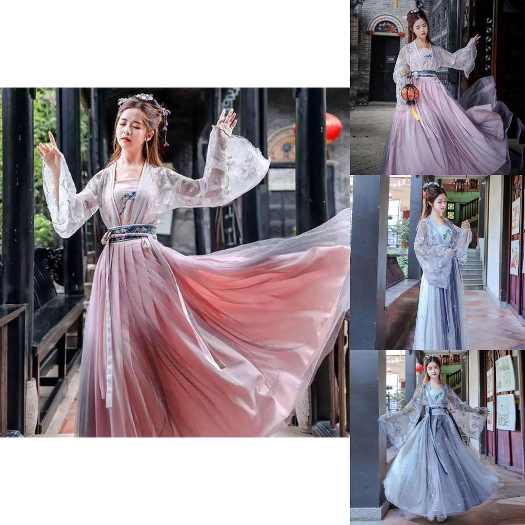 Hanfu Cosplay Kleid mit Polyesterstoff für Damen und Herren, geeignet für Kostümveranstaltungen