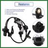Motoforti Front Left ABS Sensor Wheel Speed Sensor No.57455-TA0-A01 for Honda Accord 2008-2012 for Acura TSX 2009-2012 Long-lasting