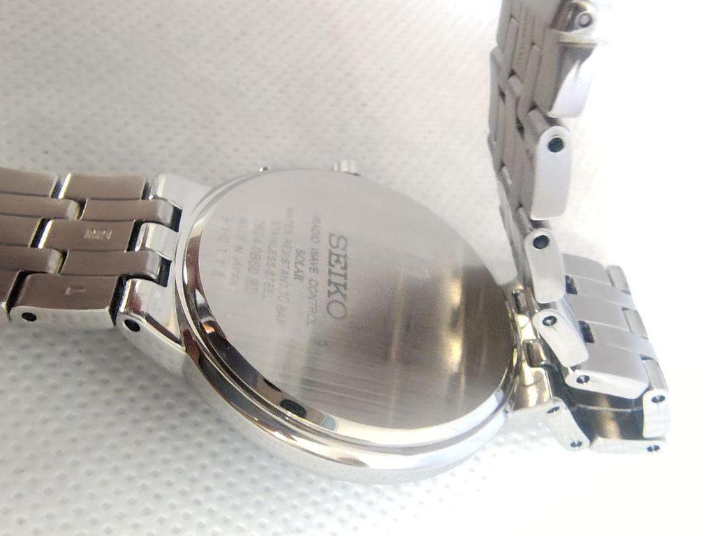 [USED] Seiko Navy 7B24-0BS0 Radio Solar Watch