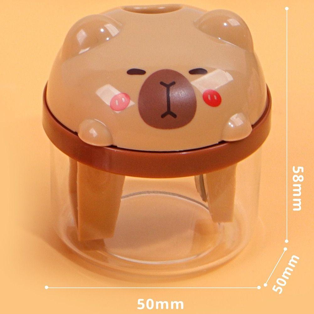 Portable Pencil Sharpening Tool Capybara Shape Pencil Parer Pencil Sharpener  Back To School Gift