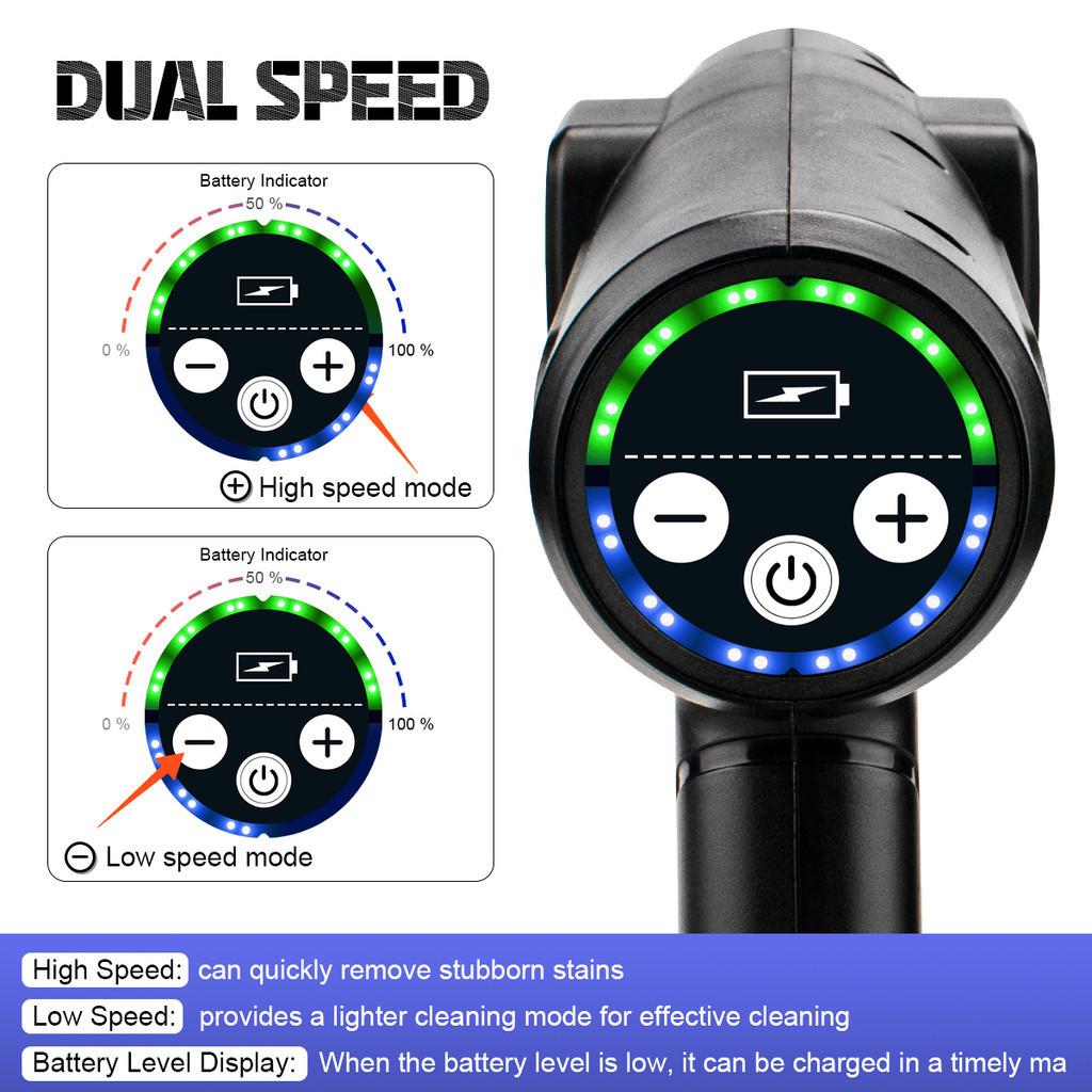 3500W 6v1 Bezuhlíková Akumulátorová Vysokotlaká Myčka Aut Ruční Elektrická Stříkací Pistole na Mytí Aut Přenosná Zahrádkářská Stříkací Pistole