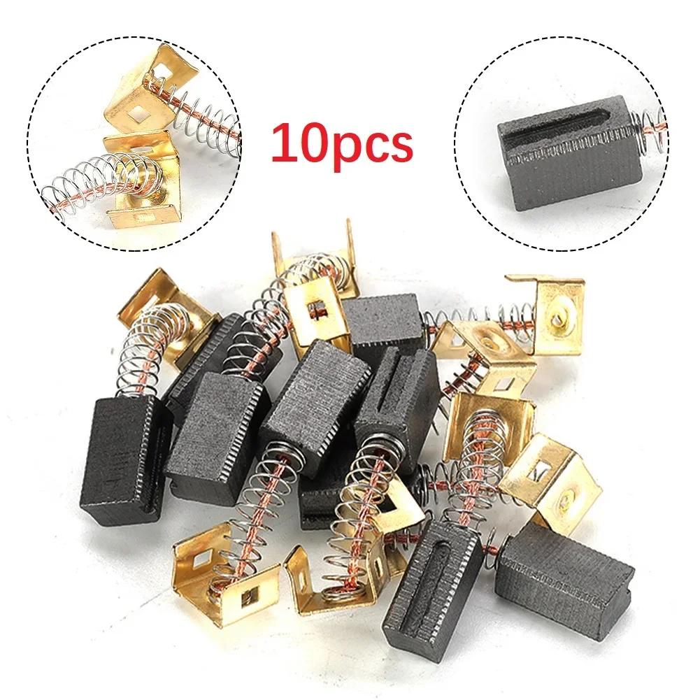 10 Stück 6,4x7,9x12,5mm Kohlebürsten für Black & Decker Winkelschleifer CD105 CD110 CD115 KG900 KG915 KG725 AST6 AST6XC AST15 FG005