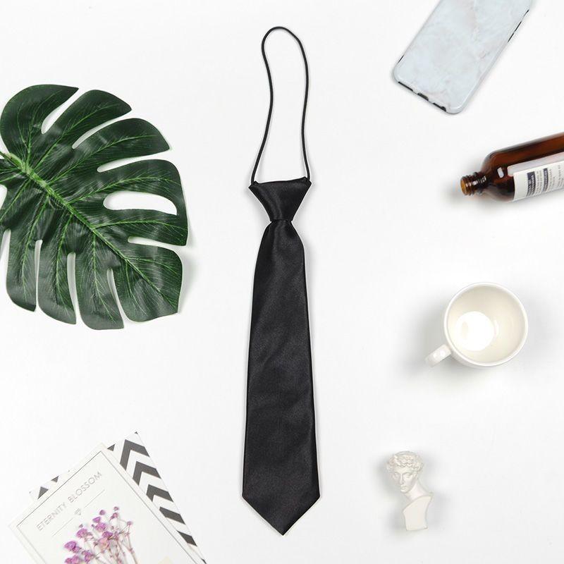 

College Style Kids Tie With Pattern For School Uniforms And Casual Wear