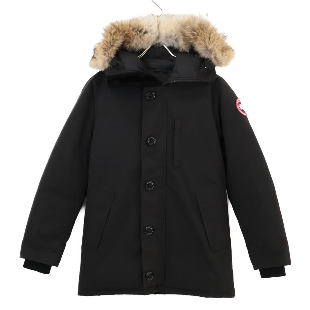 CANADA GOOSE Domestically authorized 3438JM Jasper Parka down jacket with fur Jacket S blackUsed