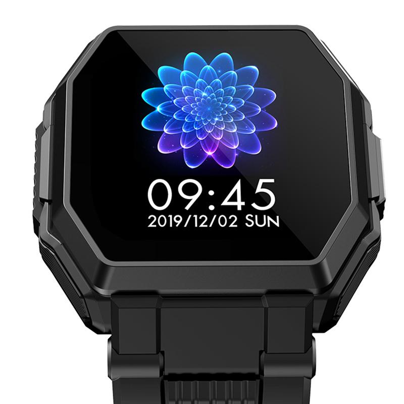 Full Touch Screen Smart Watch Sports Bluetooth Call Watch Blood Pressure Monitor Message Reminder Business Smartwatch Men