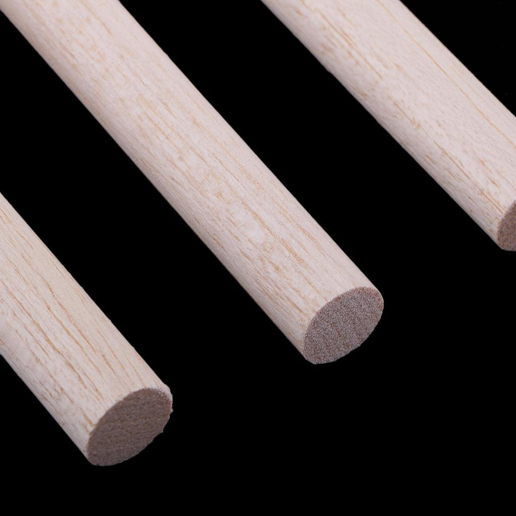 Wood Unfinished BBalsa Dowel Rods Craft Sticks Projects