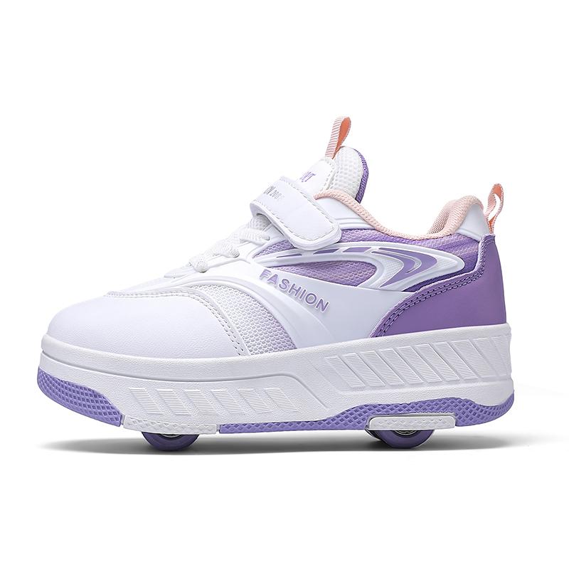 29-40 Children's Shoes Four Wheel Sports Boots Roller Skating Removable Student Skating Shoes Sneakers Girl Skate Shoes