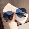 Metal Polygonal UV-proof Sunglasses for Men and Women, Driving Sunglasses, Versatile Travel Photo Sunscreen Glasses