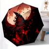 1pc Moonlit Butterflies Automatic Open/Close, Foldable Compact Umbrella with 8-Rib Shaft, Perfect Gift For Men And Women, Casual Style, Vibr
